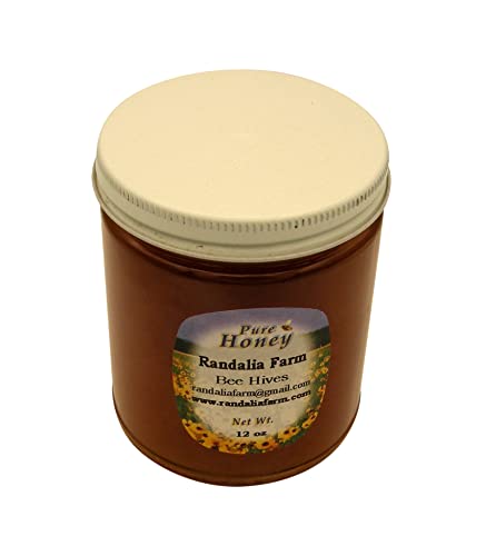 Miel con Cúrcuma Raw, 12oz, Randalia Bee Hives