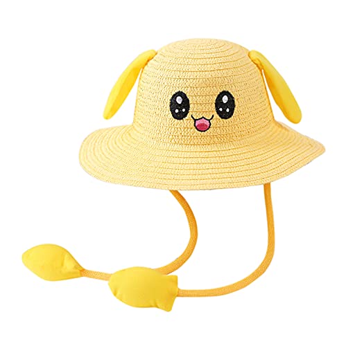 Genere: ragazza, ragazzo Generisch 2026 Borsa per le orecchie con cappelli di paglia ad aria mobile Coniglio Cappelli e berretti, f, 54