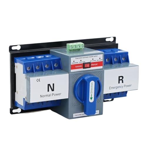 Inverseur de source ATS 4P 400V 63A avec basculement automatique rapide