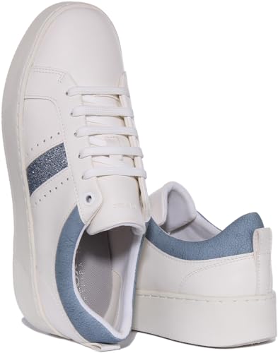 Geox D SKYELY Blanc - tennis anti-transpiration confortables pour marcher