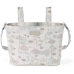 Bolsos Maternales Pasito a pasito. Bolso Crossbody para Carrito de Bebé Serengueti. Bolsa Organizadora, Práctica, Elegante. Bolso de Maternidad Fabricado en Polipiel. Color Beige
