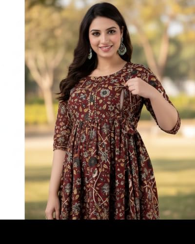 Image of Women's Maternity Feeding Kurti for Women