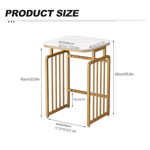 Robot vacuum stand cabinet double-layer storage with tempered glass shelves