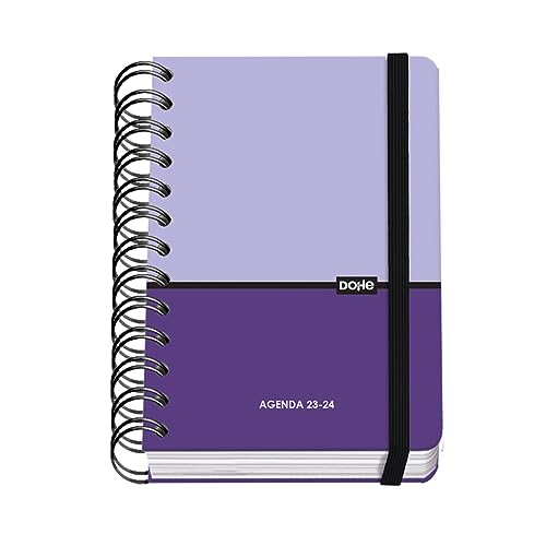 Dohe - Agenda Escolar A6 Día Página Duo Morado Bilingüe En Oferta Dohe - Agenda Escolar - Septiembre 2023 A Junio 2024 - Día Página - Tamaño: 12X17 Cm (A6) - Bilingüe: Español E Inglés - Material Escolar - Color Morado - Duo