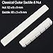ZUXOCY 2Pcs/pack Modern and Vintage Electric Guitar 6 String Nut Saddle Cattle Bone Slotted for Replacements