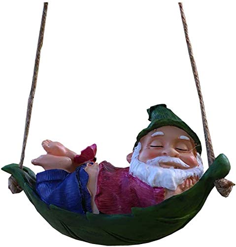 Statue Père Noël de jardin en résine H9CM pour décoration extérieure originale
