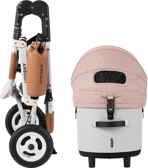 AirBuggy for Pet DOME3 SET REGULAR SALMON BERRY AD3222 Regular Salmon Berry Dome 3 AirBuggy for outings Foldable