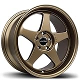 AVID.1 AV42 Matte Bronze 18x8.5 Custom Wheel – 5x100 Bolt Pattern with +35 Offset – Lightweight Performance Alloy Wheel – Premium 5-Spoke & Track-Ready Car Accessories