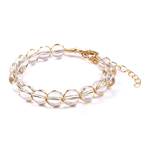 Bracelet en pierre naturelle améthyste perles hommes femmes