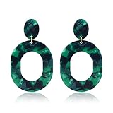 Acrylic Earrings For Women Girls Statement Geometric Earrings Resin Acetate Drop Dangle Earrings Mot