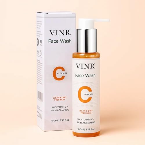 Image of VINR Vitamin C Glow Skincare Gift Set | Vitamin C Face Wash, Niacinamide Toner, Vitamin C Serum & Daily Glow Moisturizer | Brightening, Hydrating & Radiance Routine - 4 in 1 Gift Box for Men & Women