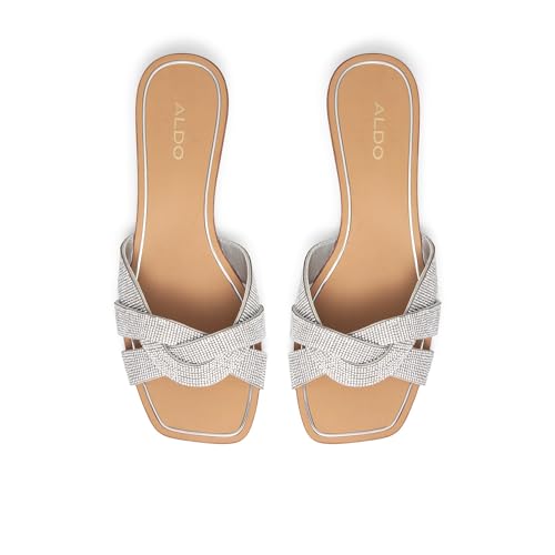 Image of Aldo COREDITH-IN040 Ladies SILVER Flat Sandals