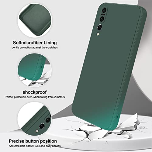 GiiYoon Case Compatible with Huawei P20 Pro, Silky-Soft Touch Full-Body Protective Phone Silicone Case - Image 2