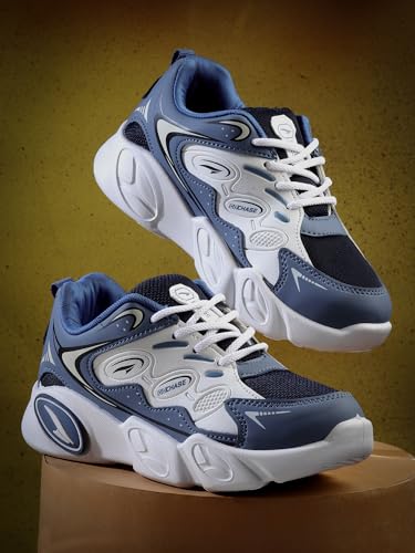Image of ASIAN Kids VISION-02 Stylish Casual Chunky Sneakers with Laces for Boys, Trendy and Comfortable Shoe Perfect, Walking, and Outdoor Play, Lightweight and Durable Design Suitable for Kids