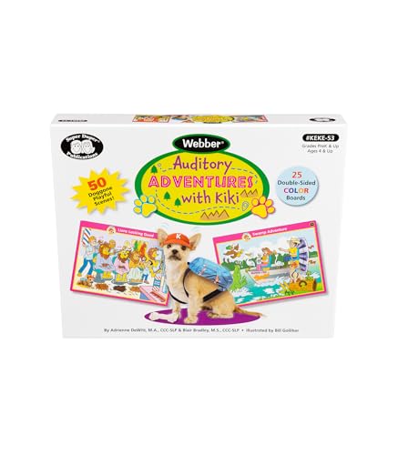 Super Duper Publications | Webber Auditory Adventures with Kiki | Listening Comprehension Activity | Auditory Processing
