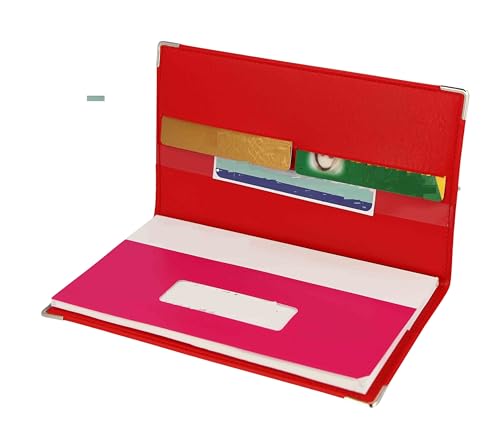 Étui Chéquier Color Pop - Fabrication Française - PVC Verni - Compatible Cartes Et Papiers - Couleur Lilas