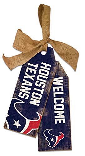 NFL Houston Texans Unisex Houston Texans Team Tags, Team Color, 12 inch