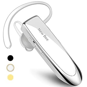 New bee Bluetooth Earpiece V5.0 Wireless Handsfree Headset 24 Hrs Driving Headset 60 Days Standby Time with Noise…