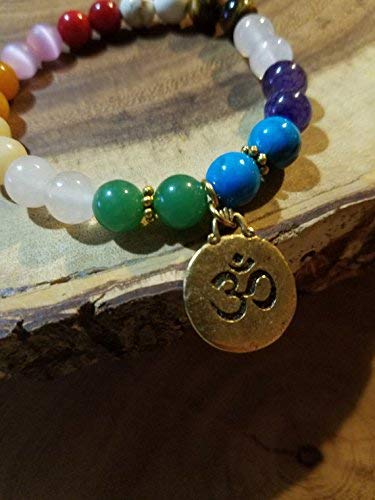 Gold Plated High Positive Energy Om Yoga Chakra Yoga Bracelet