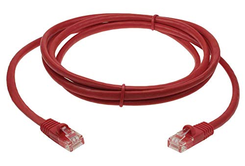 Cable de red Ethernet Cat 5E 12 ft sin blindaje UTP miniatura 1