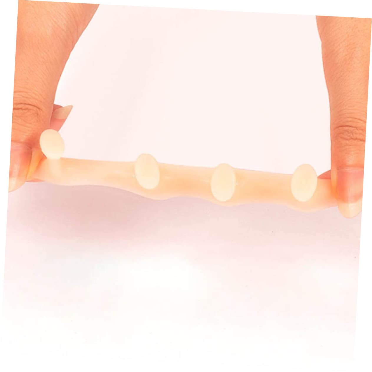 FOMIYES 10pcs Silicone Toes Separators for Overlapping Toes Skin Foot Correctors for for Use Comfortable Gel Design for Travel and Rest