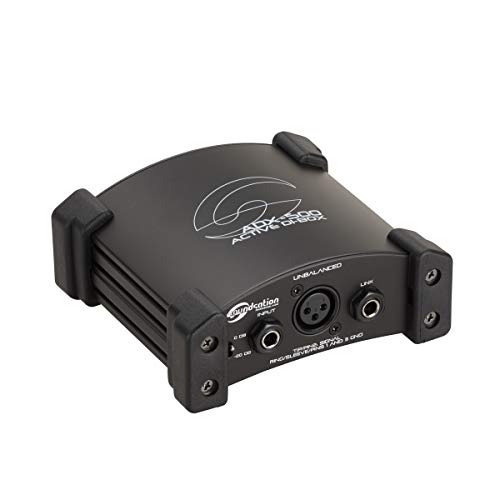 DI box active ultra low noise pour éliminer les bruits de masse audio