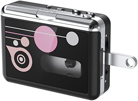 Portable Cassette Tape Player, USB Cassette to MP3 Converter, Audio Music Cassette Digital Converter with Earphones, No PC Required Portable Cassette Tape Player, USB Cassette to MP3 Converter, Audio Music Cassette Digital Converter with Earphones, No PC Required