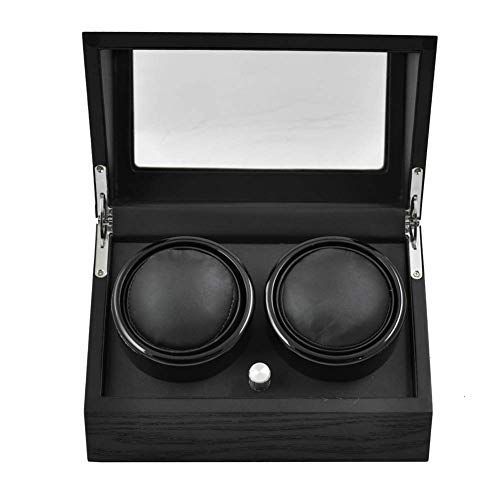 Mover de reloj automático con estuche doble de madera y 4 modos de giro 4