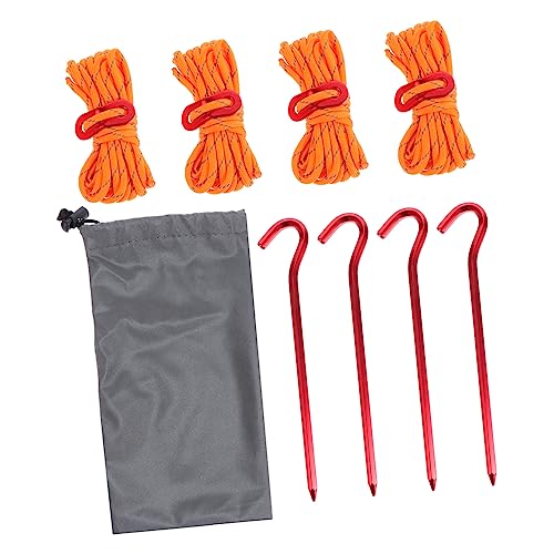 Cuerda de camping y estacas de aluminio reflectantes HANABASS antitropiezos 2
