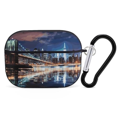 Airpod Pro ��2����/��1����j���[���[�N�i�C�g�P�[�X�J�o�[ �ϏՌ��ی�P�[�X �L�[�`�F�[�������O�t�� ���h�~ �n�[�h PC �t���h���b�v �w�b�h�t�H���P�[�X �j�����p �u���b�N