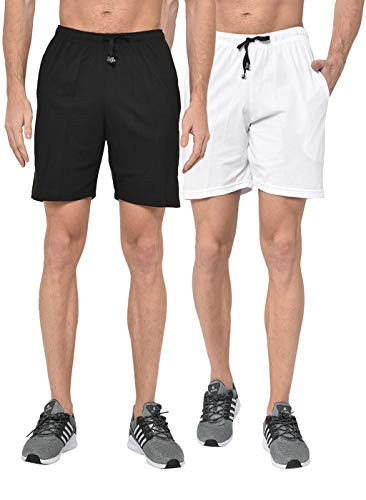 Image of Mack Jonney Cotton Blended Multi Shorts for Men (Pack of 2)-D11 0002-P