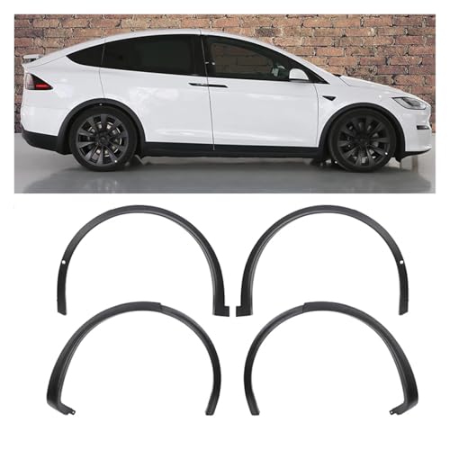 Guardabarros premium para rueda de coche Tesla Model X 2016-2021 3