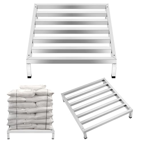 Image of MorningRo 2 Pack Dunnage Rack 19.7 inch Long x 19.7 inch Wide, 3.9 inch Height