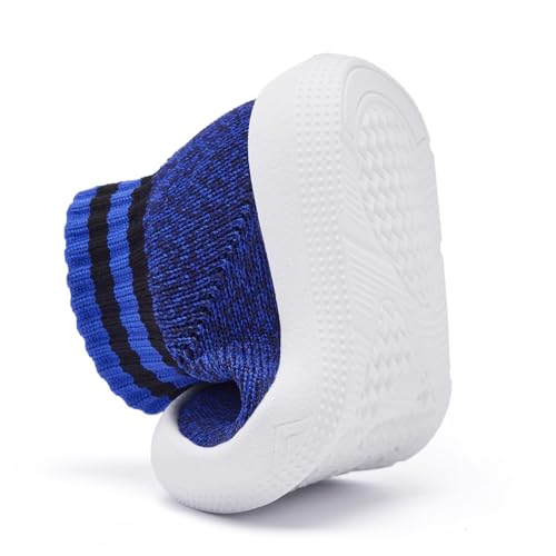 Image of Eashi Baby Boy Girl Non-Skid Indoor Infant Walking Shoes Breathable Warm Elastic Sock Shoes with Memory Sole Protect Toes Outdoor Sneakers