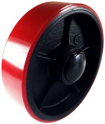 Pallet Jack Steer Wheels With Bearings Poly Tread - A Pair - View #9