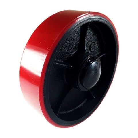 Pallet Jack Steer Wheels With Bearings Poly Tread - 1 EA Cover