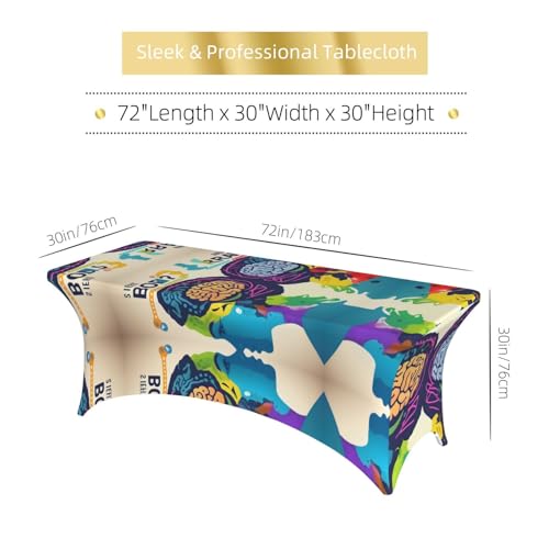 Nappe de table extensible lavable 1,8 m élasthanne mariage - 7