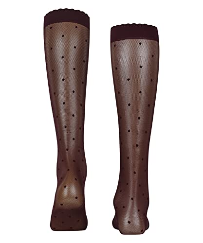 Image of FALKE Women's Dot 15 Denier Knee-High Socks, Patterned Stockings, Casual and Dress, Ultra Sheer Fine Mesh, Nylon