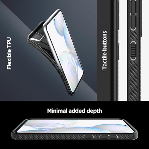 Image of Spigen for Galaxy S23 FE Case, Liquid Air [No Magnet Ring] [Military-Grade Protection] - Matte Black