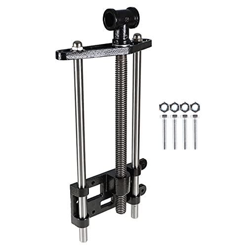 TINVHY Woodworking Bench Vise 10 Inch Heavy-Duty Steel and Cast Iron Front Screw Vise Structure Woodworking Front Vise Easy-to-operate Workbench Vise Durable Woodworking Vise for Home