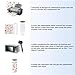 Lilsofee 4 Pack 25 OZ Sublimation Glass Cups with Bamboo Lids and Straws Frosted Beer Can Glass Wide Mouth Jars Blank Tumbler for Iced Coffee Juice Drinks