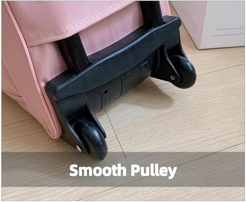 Rolling Garment Bags For Travel, 25 Inch Trolley Travel Bag Expandable, Waterproof Expandable Carry On Luggage For Unisex,Ideal For Gym, Travel, Trip, Red(Blue)4