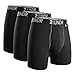 2UNDR Lot de 3 Boxers Swing Shift, Noir/Noir/Noir, Large
