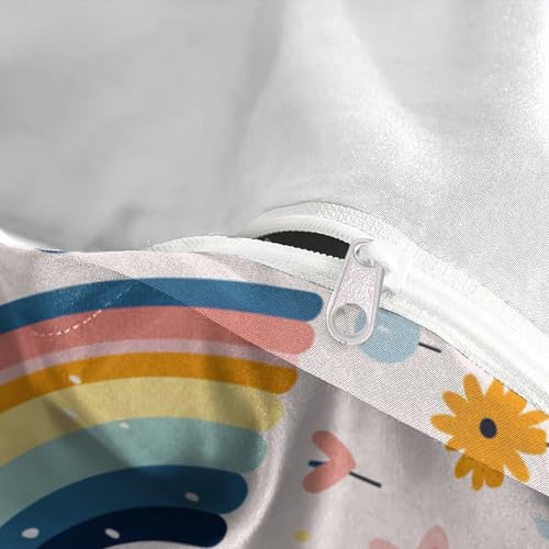 Parure de lit King Le Rainbow housse couette microfibre impression haute densité - 8
