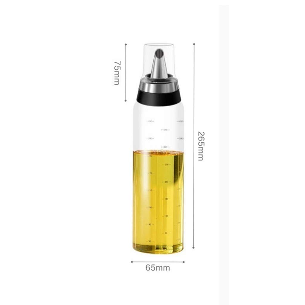 Tarro de Especias Tanque de condimento Dispensador de Aceite de Oliva Botella Dispensador de Aceite y vinagre Aderezo for Ensalada Cruet Botella de Vidrio Dispensador de Aceite de Vidrio