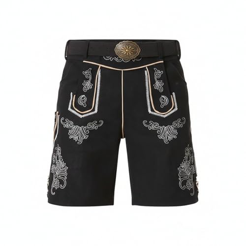 Lederhosen homme grandes tailles noir pour trouver un costume adapté