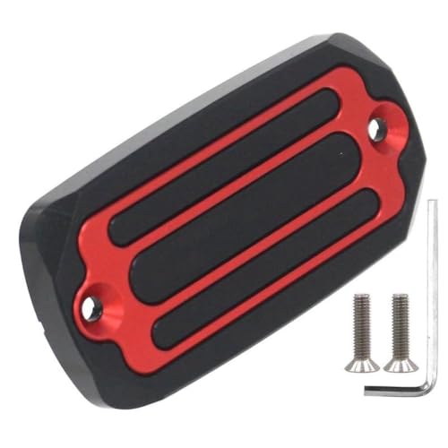 Bouchon réservoir moto CNC en alu pour liquide de frein avant KYMCO AK550 2023 2024 rouge
