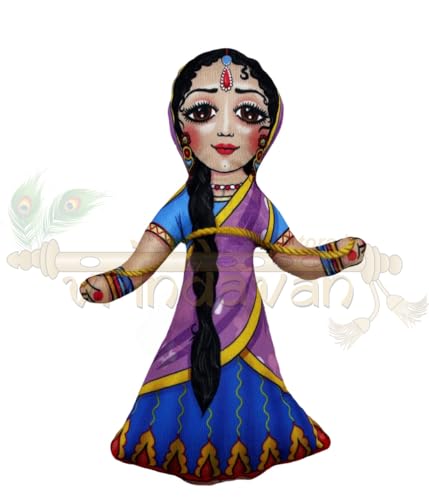Image of Nand Baba Yashoda MATA Soft Toy Vedic Culture Plush Dolls for Kids Soft Safe Fabric Educational Mythology Toy Indian Traditional Character Toy for Children Decorative Learning Gift