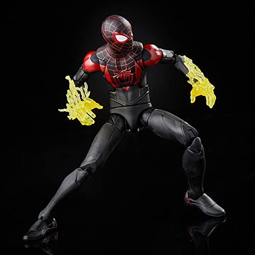 Spider-Man Marvel Legends Series Gamerverse Miles Morales 6-Inch Collectible Action Figure Toy, 7 Accessories And 1 Build-A-Figure Part(S) #TOP5