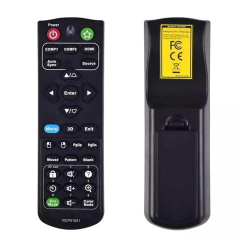Télécommande de remplacement RCP01051 pour projecteur ViewSonic PJD5250 - 2
